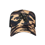 TAN WOODLAND CAMO TRUCKER