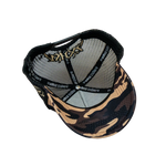 TAN WOODLAND CAMO TRUCKER