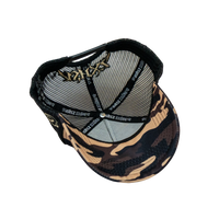 TAN WOODLAND CAMO TRUCKER