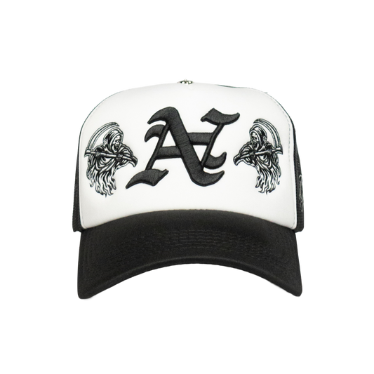 BLACK CHROME FOAM TRUCKER